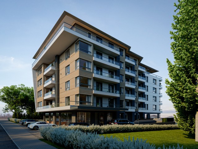 Zweizimmerwohnung im Neubau in erster Meereslinie in Nessebar.